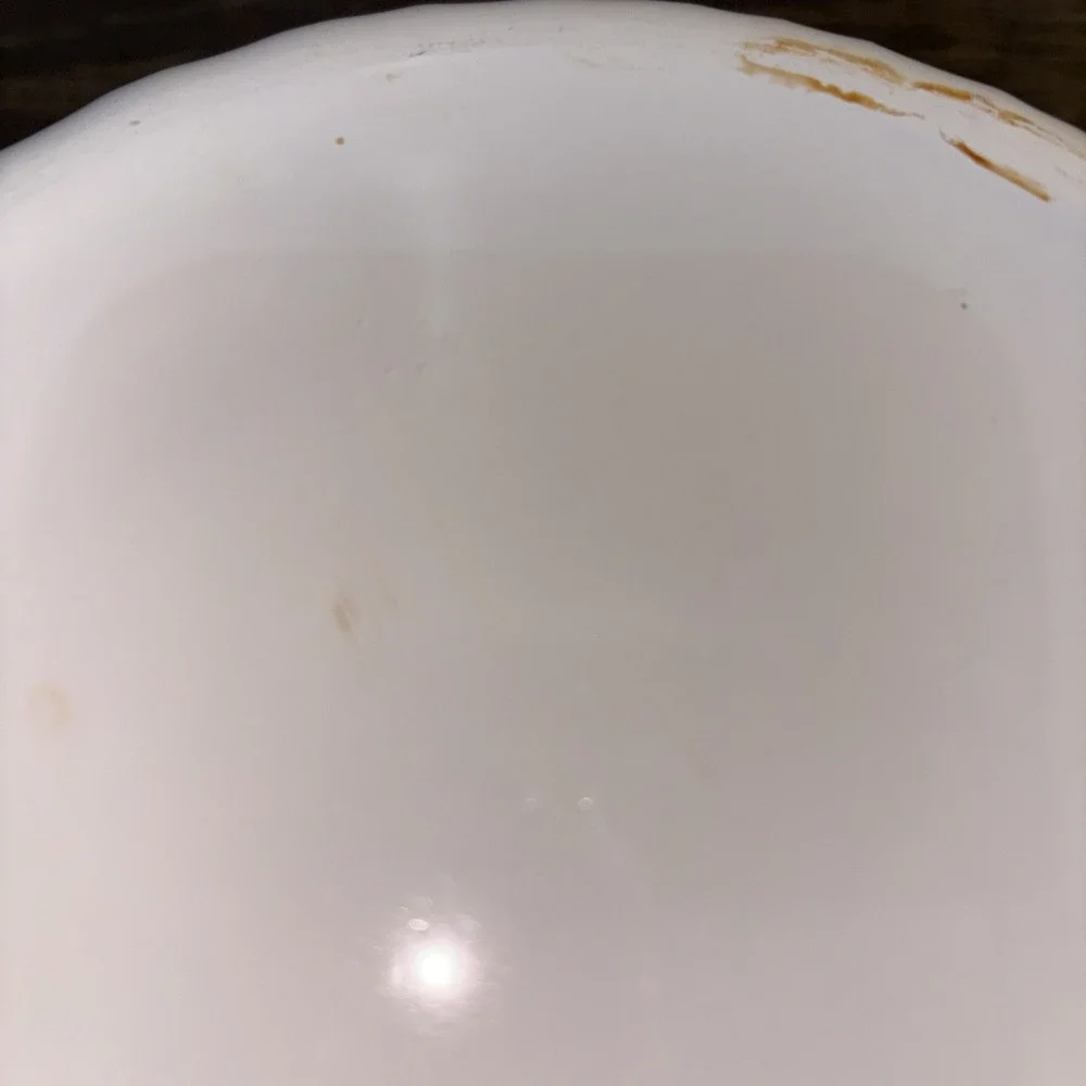 Corning Ware French White F-5-B 1.6 L Round Casserole Dish w/ Pyrex G-5_C Lid